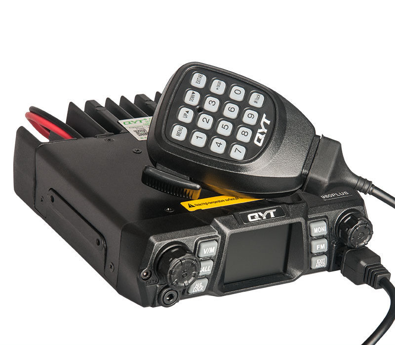 Alta potencia 100W VHF Walkie Talkie QYT KT-780 PLUS Estación base Transceptor de radio móvil