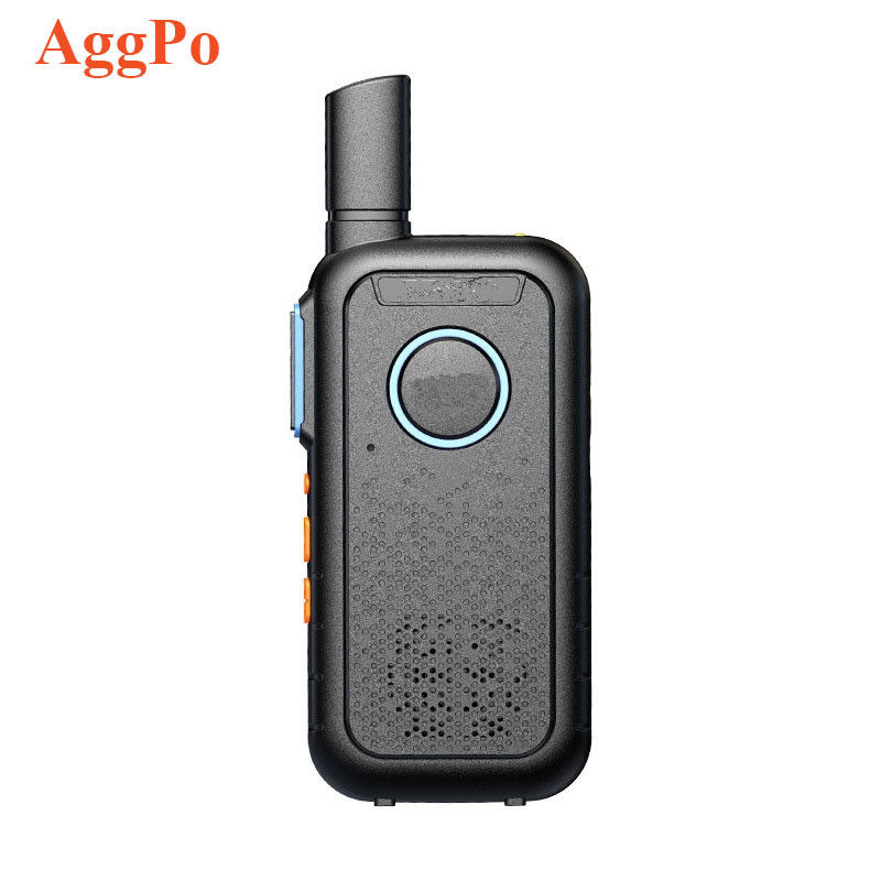 Commercial Negro Mini delgado Walkie Talkie para exteriores portátil Ligero 1,7*13,5*5,4cm