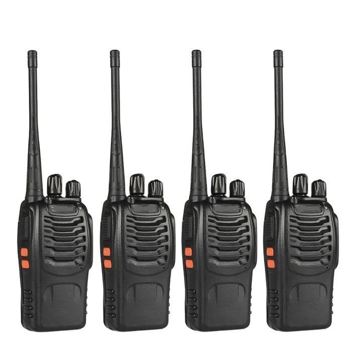 99 Canal de almacenamiento BF-888S Banda doble de dos vías Radio Walkie Talkie para niños móvil portátil