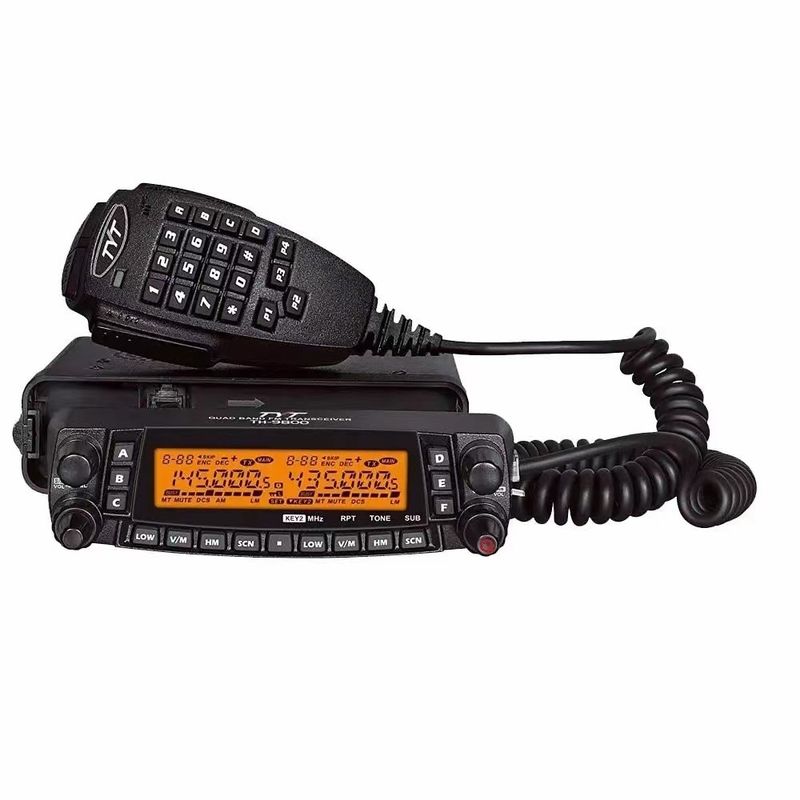 Transceptor de radio móvil para automóviles de banda doble de 50W VHF UHF TYT TH-9800 para tipo Walkie Talkie