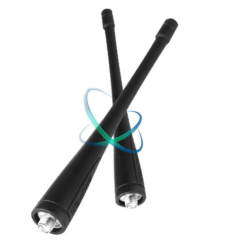 Wanhua HTD826/825/813/815/26/WH36/GTS660 Antena Walkie-Talkie Negra con longitud de 12 cm