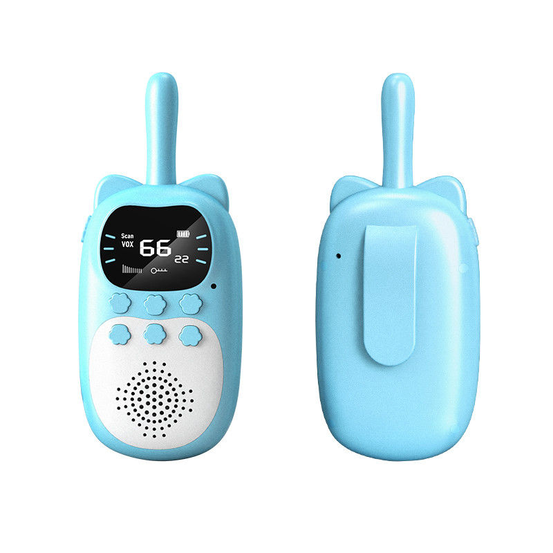 20 canales de almacenamiento Walkie Talkie portátil para niños 3 km ABS juguete de control remoto de plástico