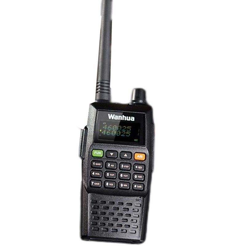 Lanzar Wanhua VHF banda doble de dos vías de radio perfecto para KTV a 7.2V de tensión de funcionamiento