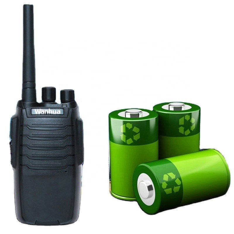 WanhuaHTD818 Walkie Talkie UHF de largo alcance 450-470MHz Rango de frecuencia y 5W de potencia RF