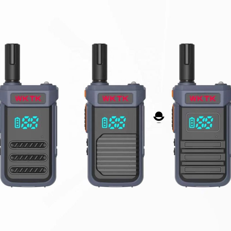 2W/0.5W de potencia de salida Radio Walkie Talkie POC con red Wifi y altavoz Android negro