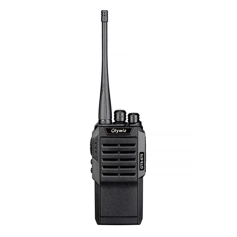 2000mAh Capacidad de batería Walkie Talkie de banda doble para hoteles y exteriores 5W 400-470MHz