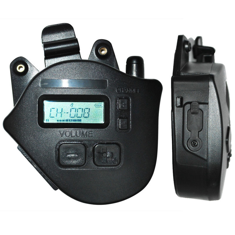 400-470 MHZ Altavoz Tecnología de lámpara de canal Walkie Talkie negro con rango de conversación de 2 a 20 km