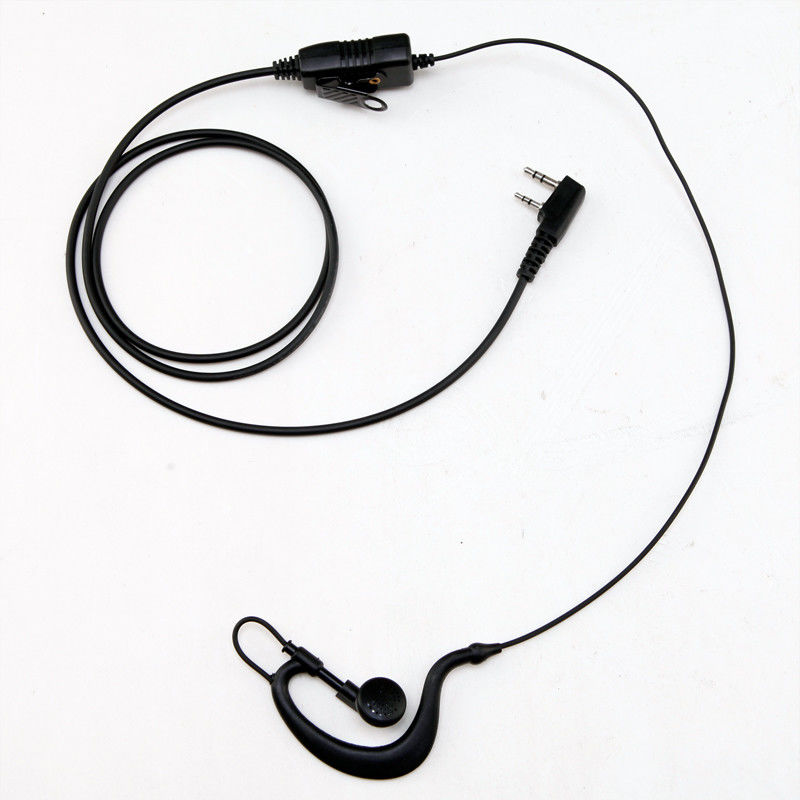 Micrófono auricular para Icom Radios de dos vías Walkie-talkie Air Tube Tiempo de retraso inalámbrico
