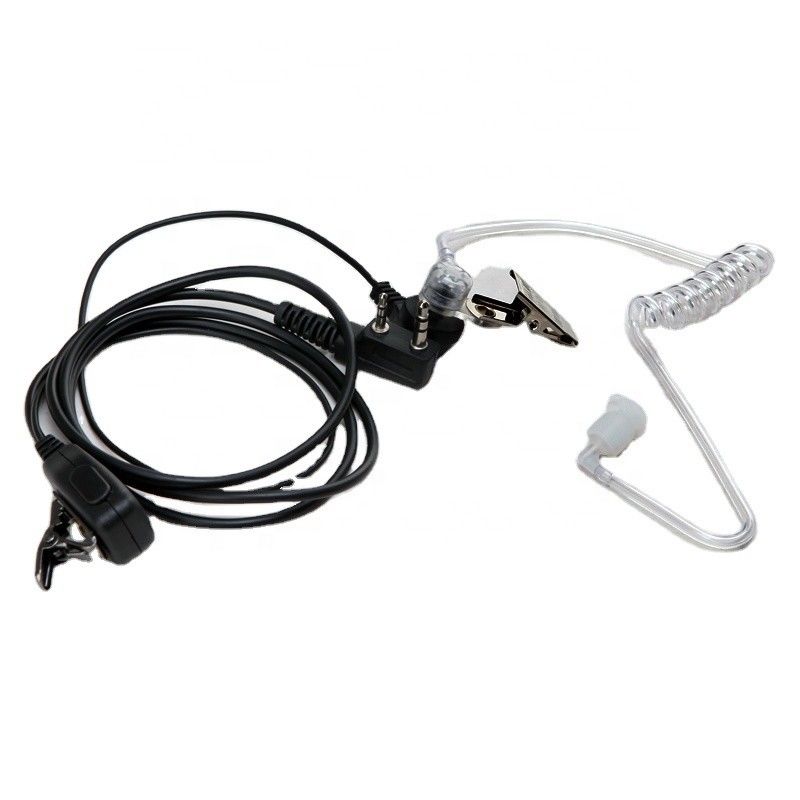 OEM Logotipo PTT Air Tubo Acústico Auricular para Walkie Talkie Headset de Radio Portátil