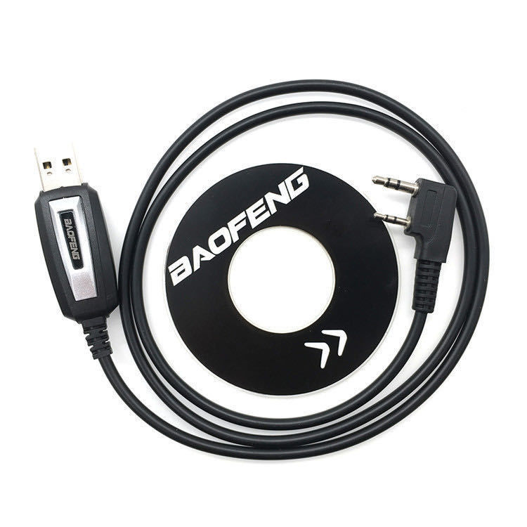 Baofeng BF Walkie Talkie Análogo K Port Driver CD Línea de datos de software para UV82 UV 5R 888s UV5R