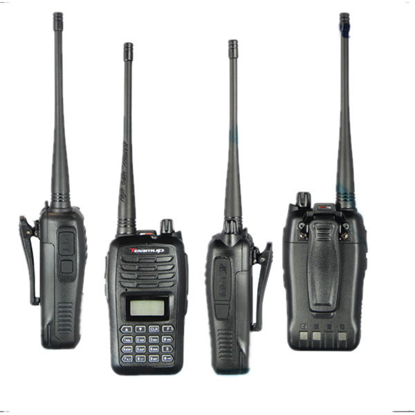 Talkie talkie más potente T550 VHF/UHF con potencia de salida de 4W y 16 canales de almacenamiento