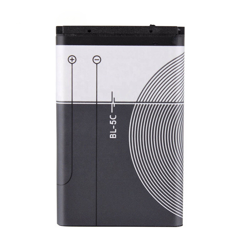 Baterías recargables para teléfonos móviles BL-5C Liion para Nokia 6600 6230 3650 E50 N70 1100 6268 E70 3.7V 1020mAh
