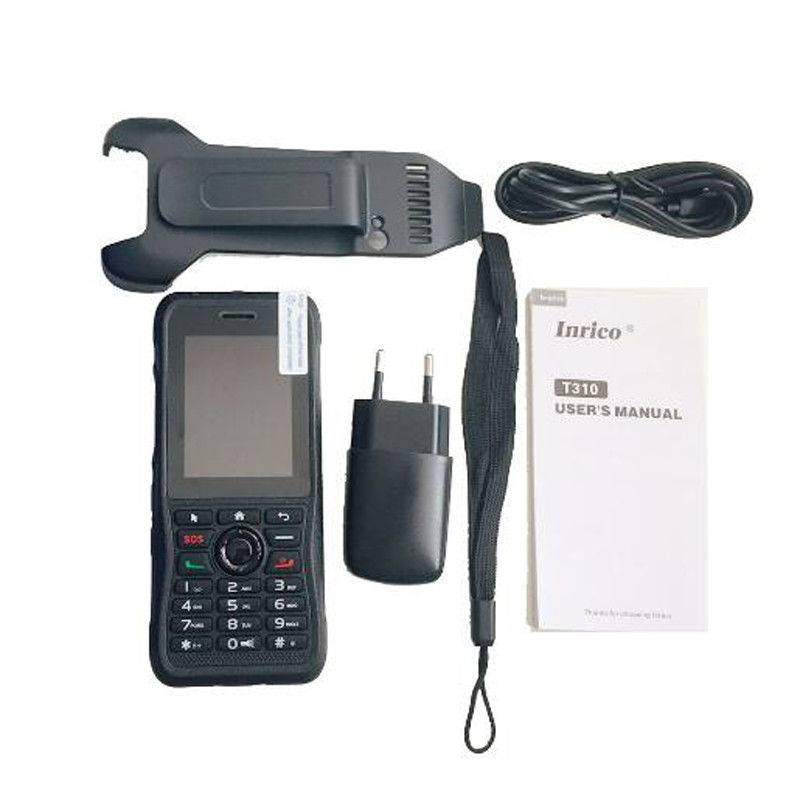 Red 4G Radio de dos vías Zello T310 Rugged 4G Poc teléfono móvil con teclado pequeño de 2.4 pulgadas
