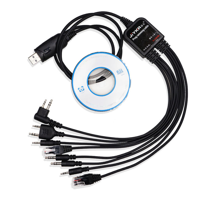 Cable de programación USB multifunción 8 en 1 para Baofeng UV5R UV82 TYT Yaesu Walkie Talkie
