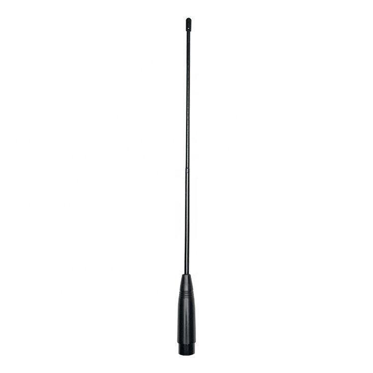 1.5W Potencia de salida Banda doble VHF/UHF 144/430MHz Antenna de radio móvil con látigo flexible