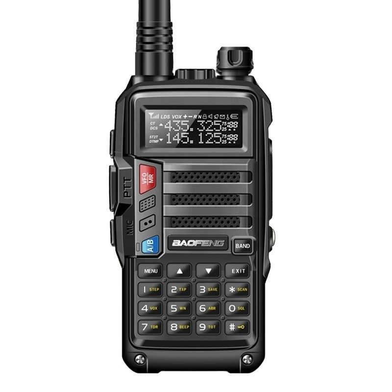 VHF UHF portátil de 10 km de largo alcance 5W Radio portátil de dos vías AS-53 BaoFeng Walkie Talkie