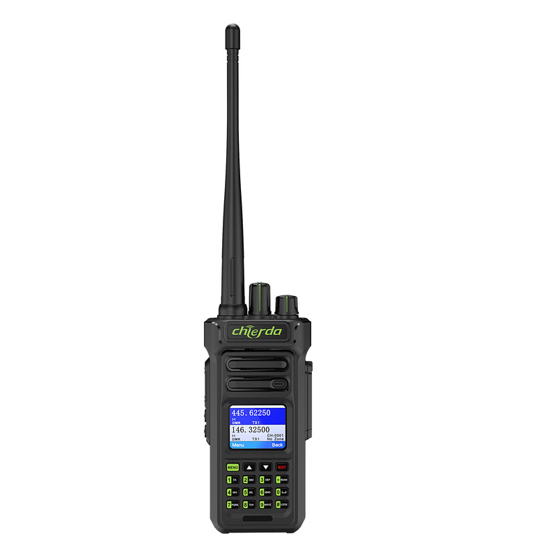 GPS IP67 Digital Walkie Talkie para la comunicación con transceptores VHF UHF 150*64*40mm