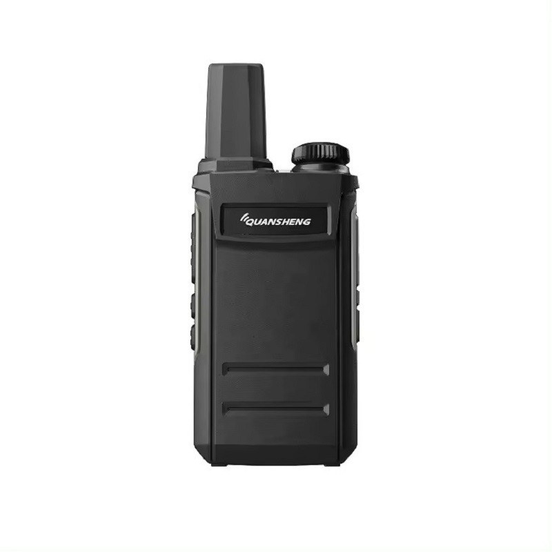 1 a 3 km de alcance de conversación QuanSheng TG-A1 Transmisor inalámbrico de largo alcance profesional Walkie Talkie portátil negro