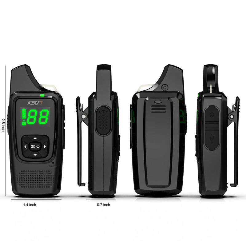 Tipo de terminal portátil Radio bidireccional KSUN V6 Con pantalla oculta UHF Inalámbrico portátil PTT