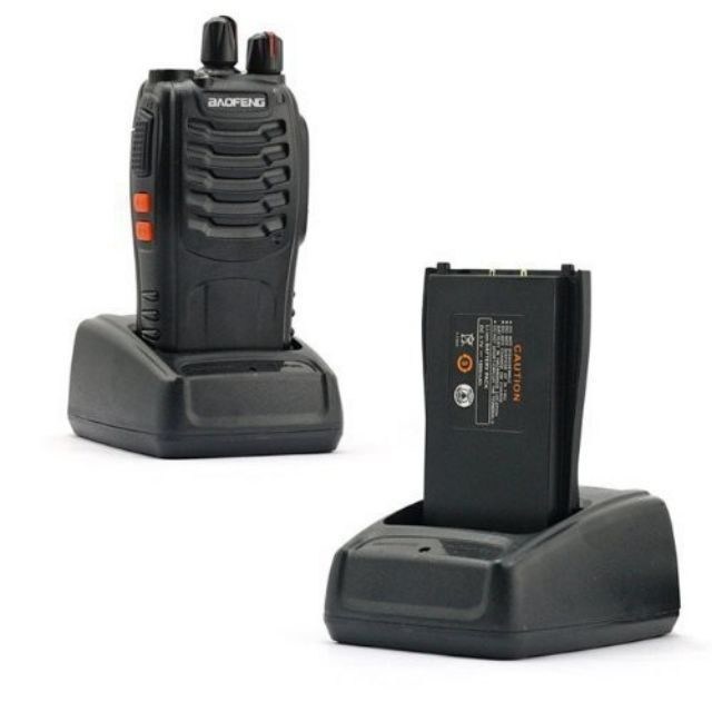 Baofeng original BF 888S Walkie Talkie Rango de frecuencia 400-470Hz con soporte de carga