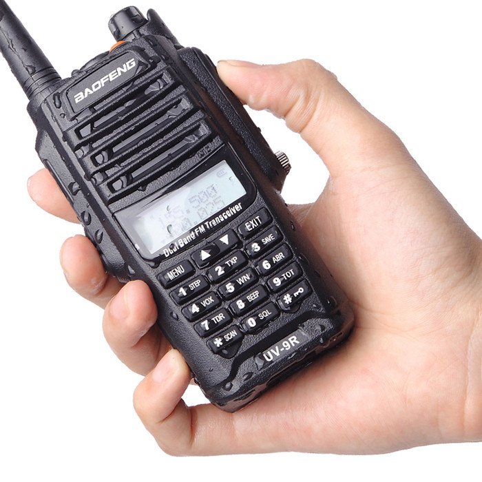 Radio móvil digital 10W potencia de salida IP67 a prueba de agua Walkie Talkie comunicador
