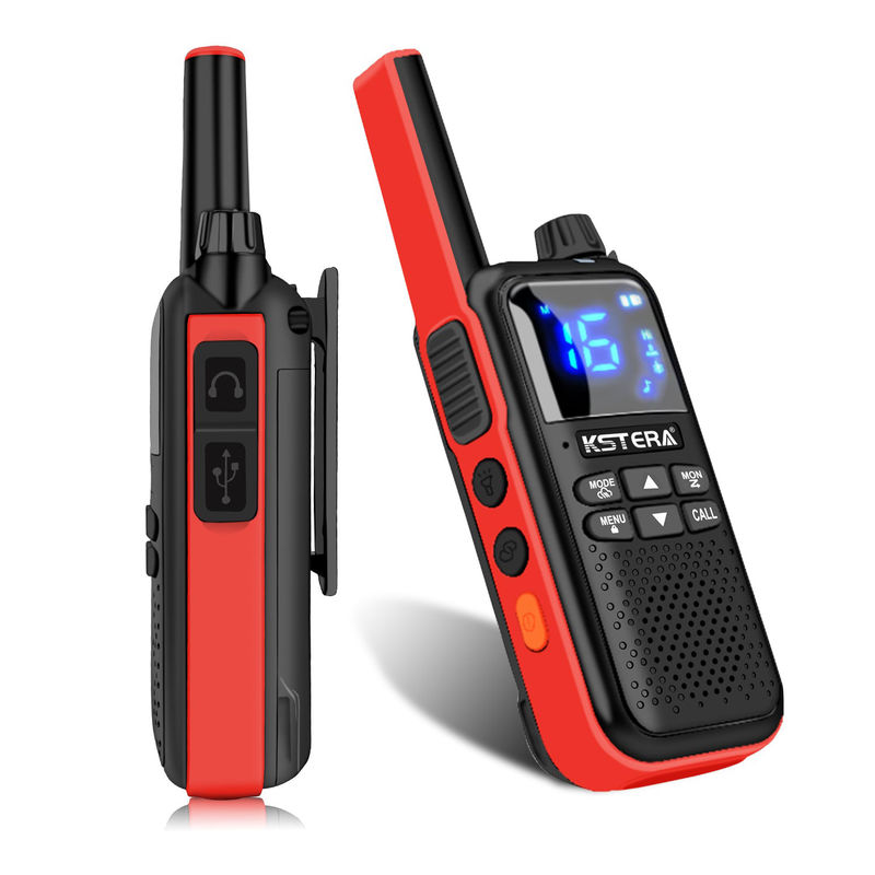 Aprobación CE KST AT100 Walkie Talkie a prueba de agua con auricular de dientes azules para T82 T80 T62