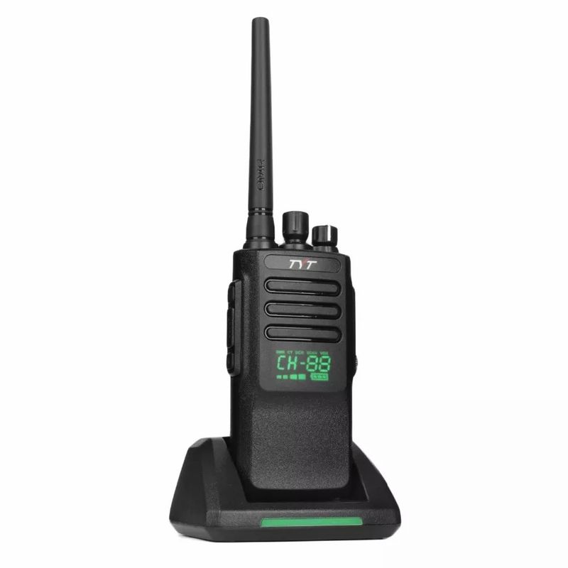 TYT negro MD-680D IP67 a prueba de agua 10W DMR profesional VHF/UHF Walkie Talkie