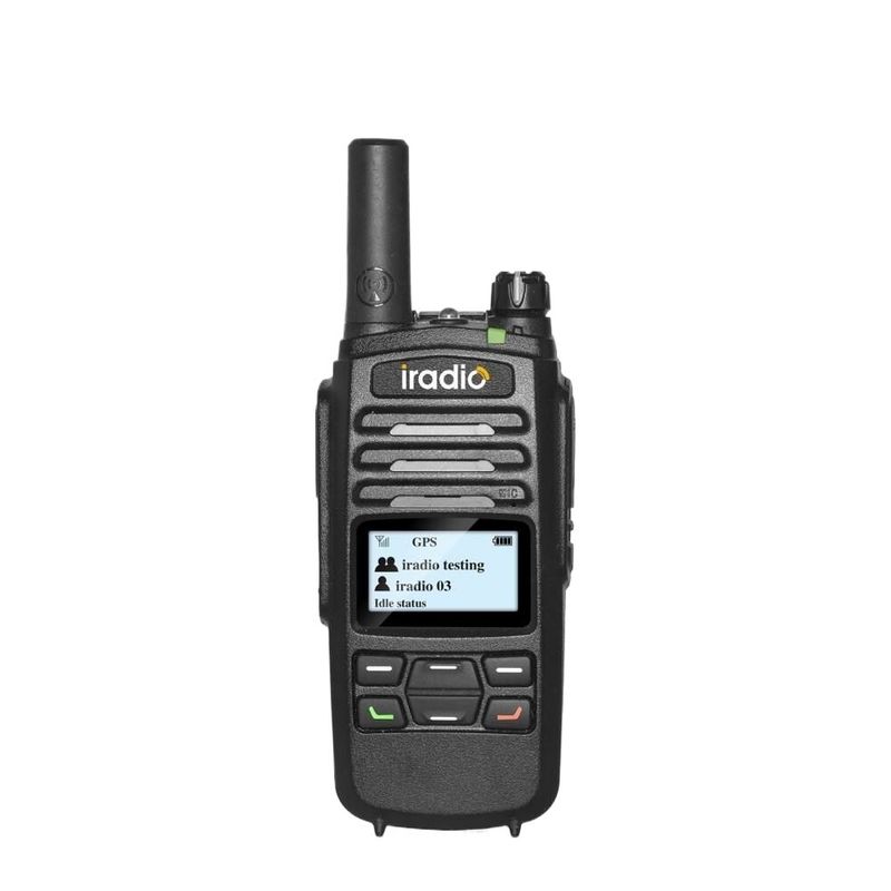 GPS portátil 2g/3g/4g CDMA/WCDMA/carta SIM de red POC radio bidireccional con linterna LED