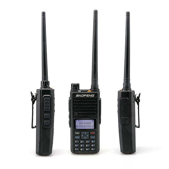 DMR VHF/UHF Baofeng DM-1801 Walkie Talkie portátil de banda doble para intercomunicador de señal digital
