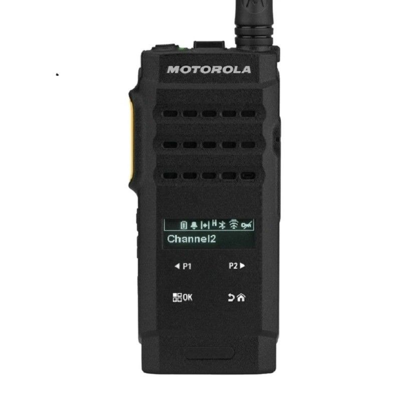 128 canales de almacenamiento Walkie-Talkie negro con alta intensidad de señal y señal fuerte