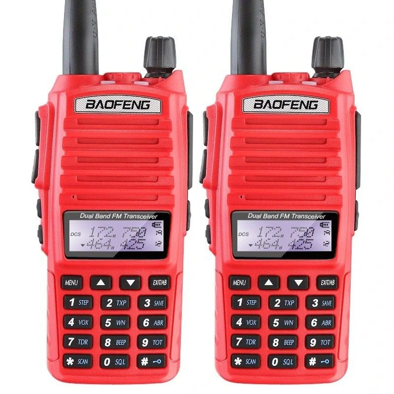 Baofeng UV-82 UHF/VHF Walkie-Talkie portátil de doble frecuencia de alta potencia y eficiencia