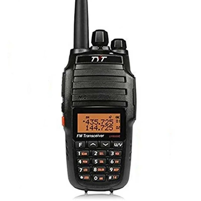 128 canales de almacenamiento Walkie-Talkie de banda doble para senderismo y campamento 127.5 X 61.55 X 43 mm