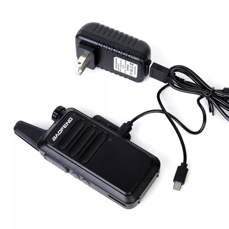 3.7V Radio para niños Mini Walkie-Talkie VHF UHF Radio portátil de dos vías Baofeng Bf-T7