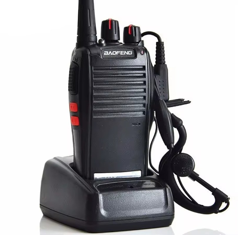 Baofeng 777s Walkie Talkie portátil a prueba de agua de larga distancia Uhf radio de intercomunicación negro