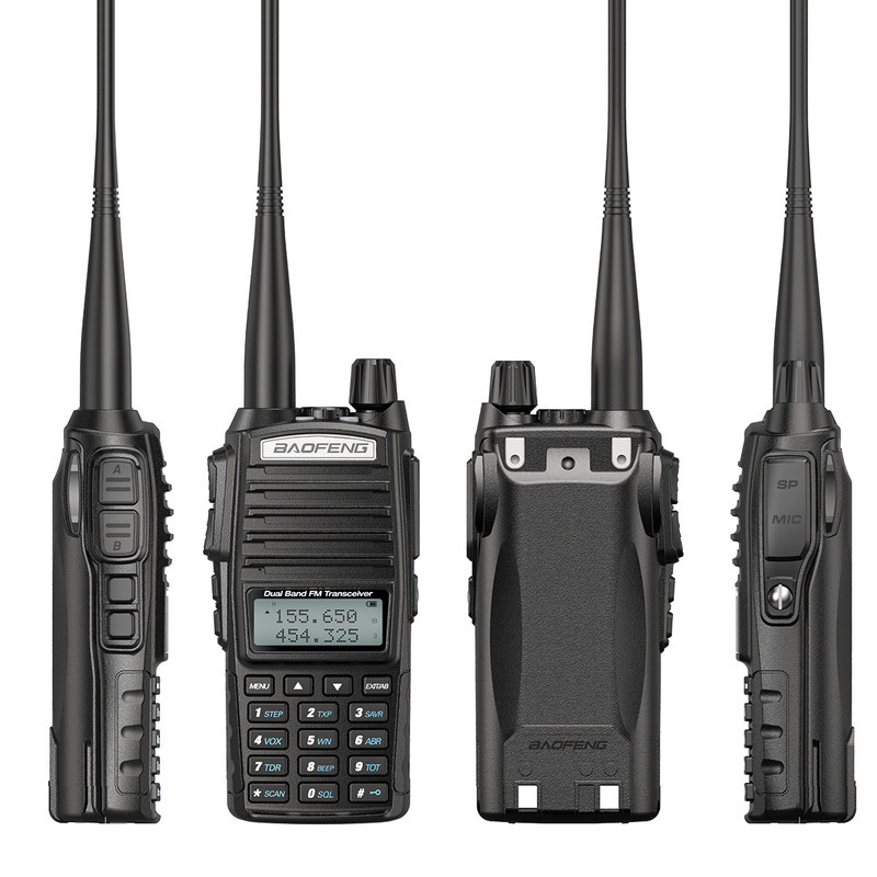 Baofeng UV82 VHF UHF Radio portátil para Pakistán PTT Comunicación de larga distancia de 5 km
