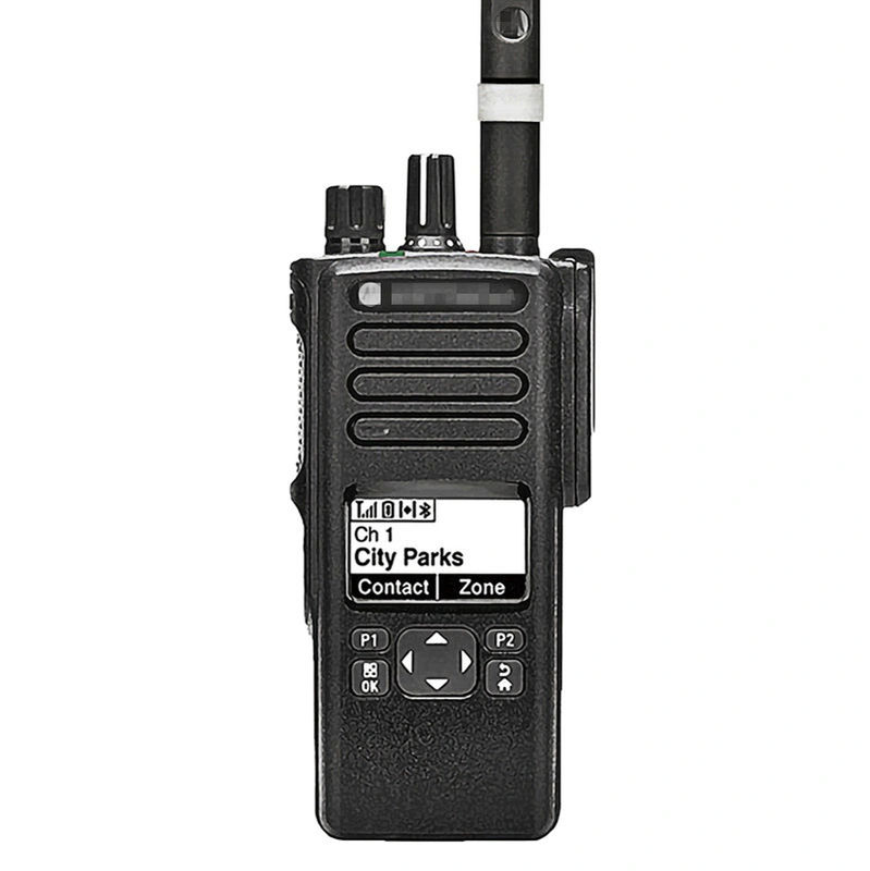 Walkie Talkie digital con canal de almacenamiento de 16 CH GMRS XIR P3688 DP1400 CP200D DEP450