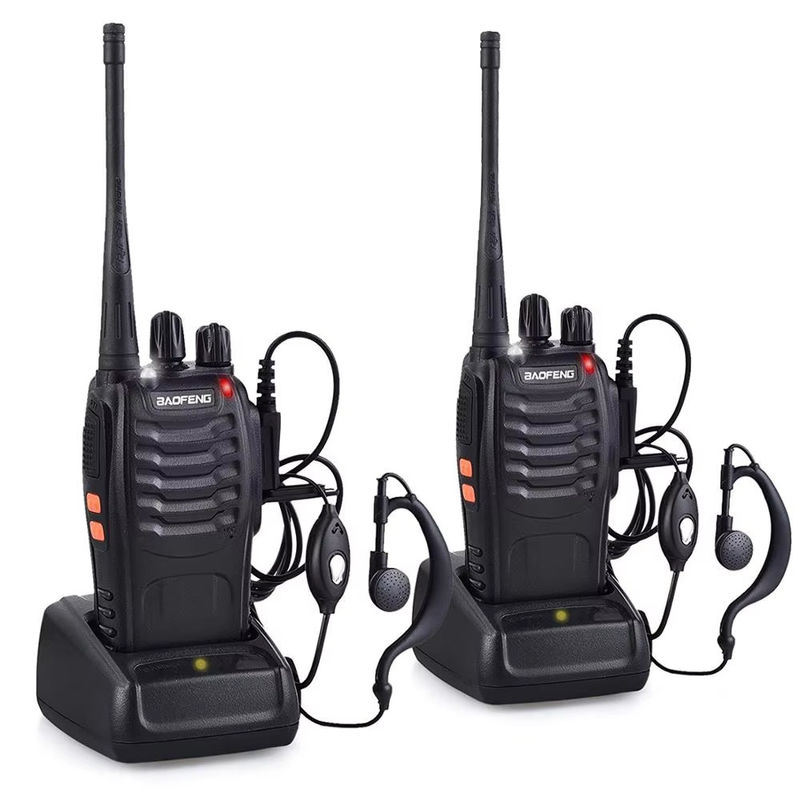 Walkie Talkie portátil inalámbrico personalizado de 1-3 km con función VOX y rango de conversación de 8-12 km