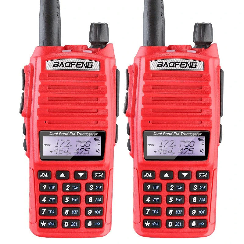 Función de VOX y canal de almacenamiento de 16CH VHF banda doble Walkie Talkie portátil inalámbrico