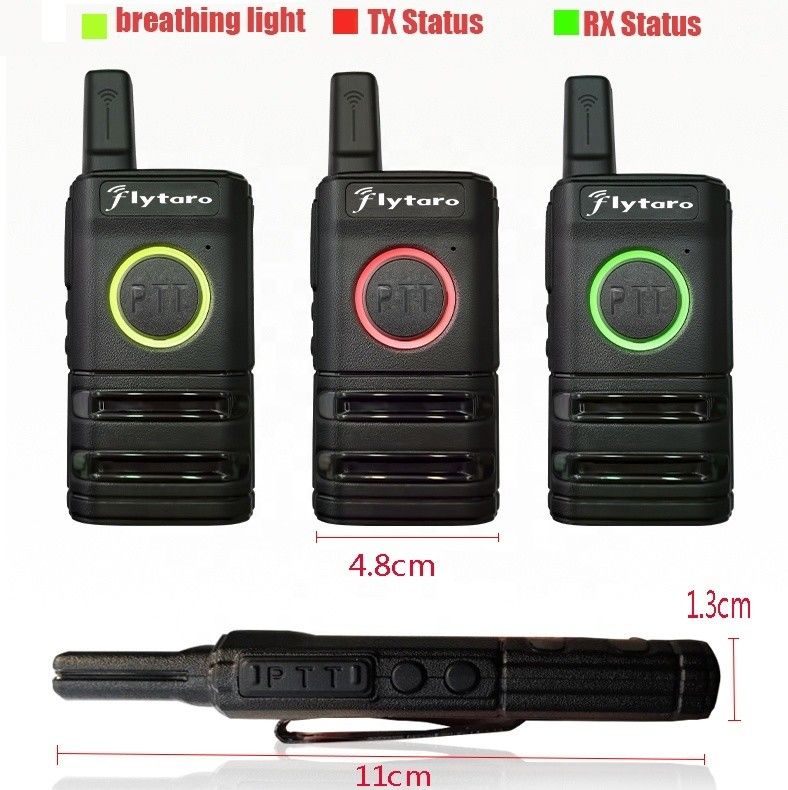 GMRS Walkie Talkie MINI Comunicación inalámbrica portátil UHF 400-480MHz VHF 110*48*13mm