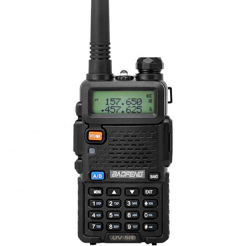 128 canales Baofeng UV-5R Walkie-Talkie Resistente al agua 5-10KM Rango de frecuencia VHF UHF