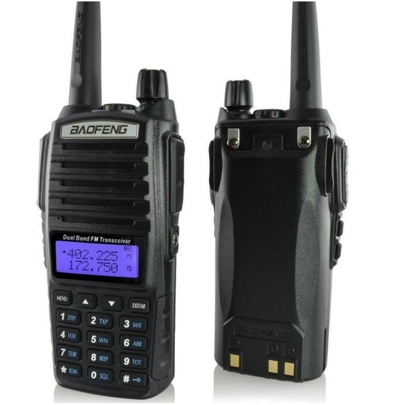 220g Negro UV82 8W BAOFENG Dual Band 2 Way Walkie Talkie UV-82 y Radio más vendida